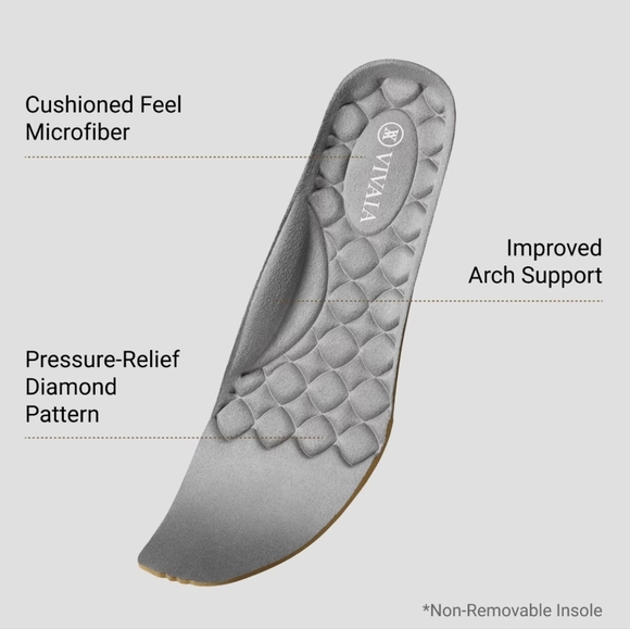 Vivaia Ryan Pro Square-Toe Water-Repellent Ankle Boot Grey Women's 41 9.5 - Picture 15 of 16